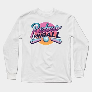 Retro Pinball Long Sleeve T-Shirt